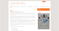 Desktop Screenshot of leathertrainingcourse.co.uk